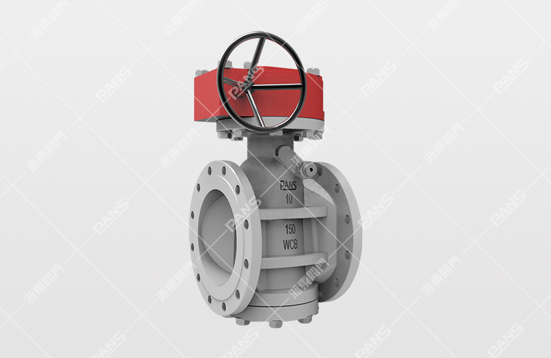 Pressure balanced inverted oil seal plug valve